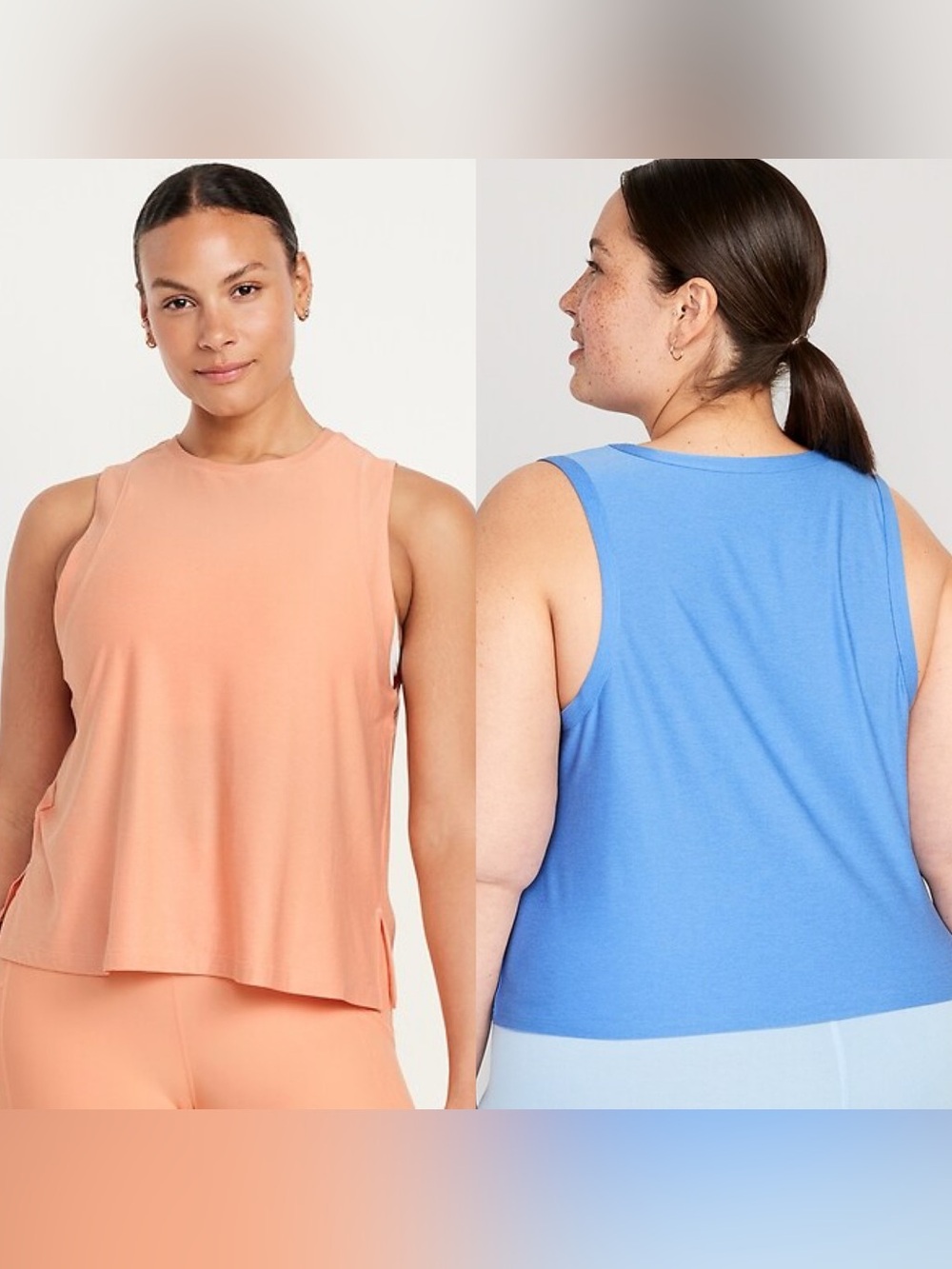 Old Navy Cropped Active Tanks (2)
